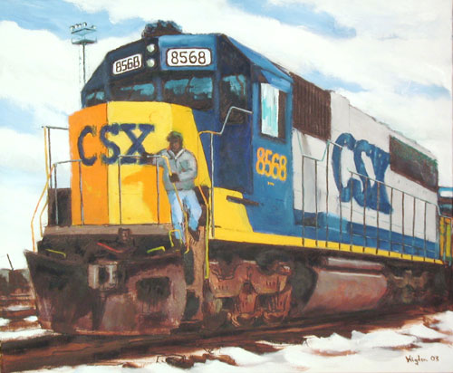 Ben Higdon » Railroad » CSX Coal Train at Plaster Creek