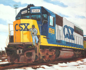 CSX Coal Train at Plaster Creek